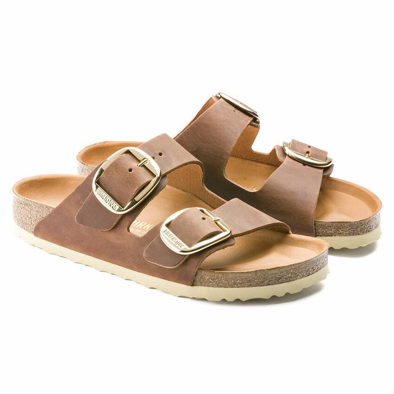 Arizona Birkenstock Big Prackou Oiled Kozene Damske Hnede | SK 71ZUT